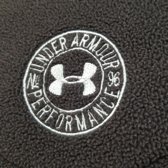Black Under Armour full zip fleece jacket ladies Medium - Picture 4 of 9